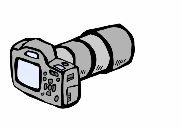 Hand drawn photo camera — Stock Photo, Image