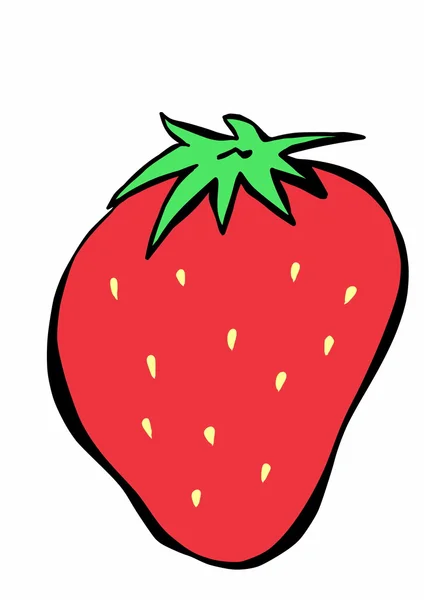 Doodle strawberry — Stock Photo, Image