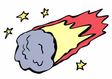 kuyruklu yıldızlar doodle