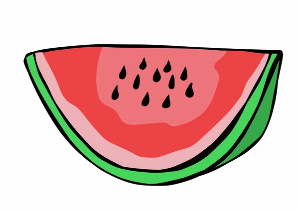 Doodle watermelon — Stock Photo, Image