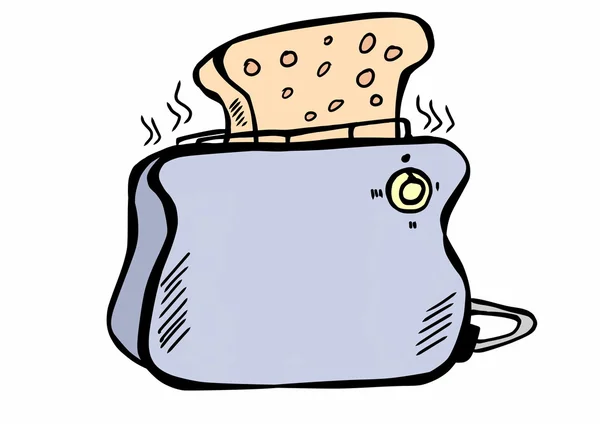 Doodle-Toaster — Stockfoto