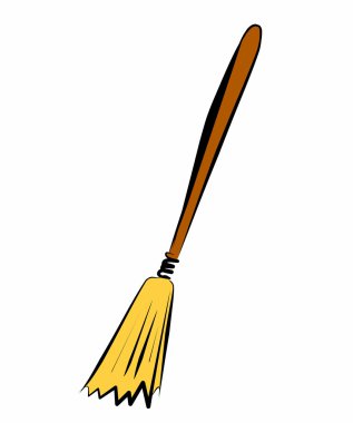 El yapımı süpürge.
