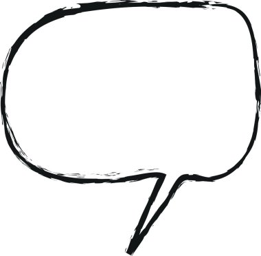 Doodle konuşma balonu