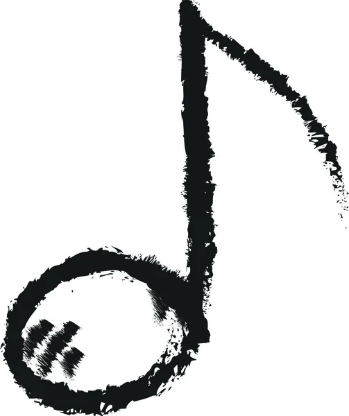 Doodle music note — Stock Photo, Image
