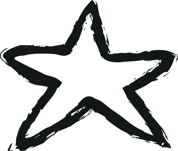 Doodle-Star — Stockfoto