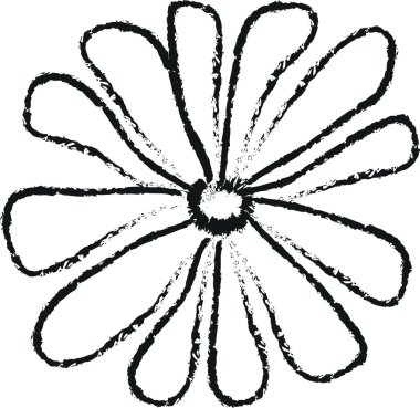 Doodle çiçek