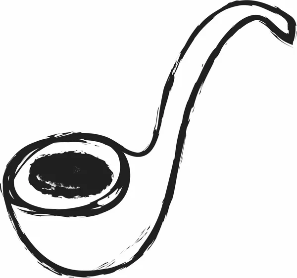Doodle tütün boru — Stok fotoğraf