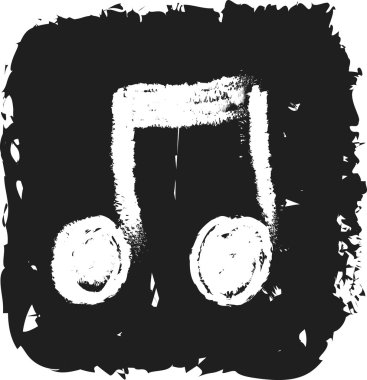 Müzik not simgesini doodle