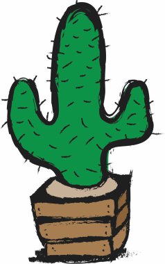 kaktüs doodle