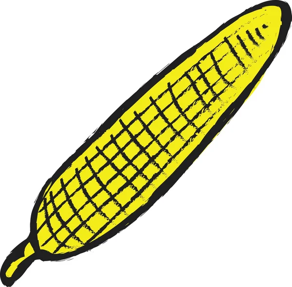 Doodle кукурудзи — стокове фото