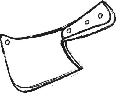 Doodle et satır bıçak