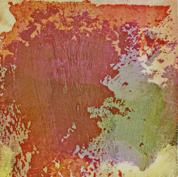 Streszczenie tło grunge ściany z kolor pociągnięcia pędzlem — Zdjęcie stockowe