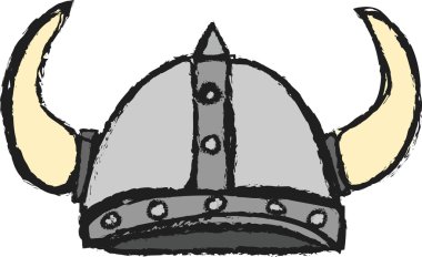 Viking kask doodle