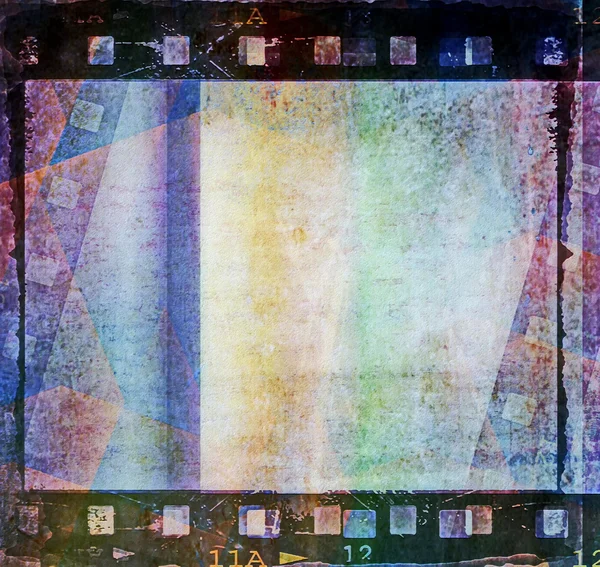 Grunge film strip achtergrond — Stockfoto