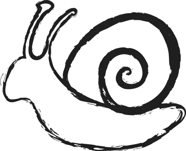 Snail doodle — Stock Photo, Image
