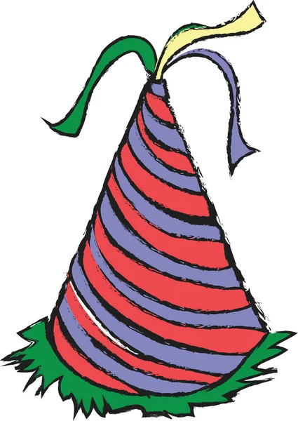 Gorra de cumpleaños Doodle — Foto de Stock