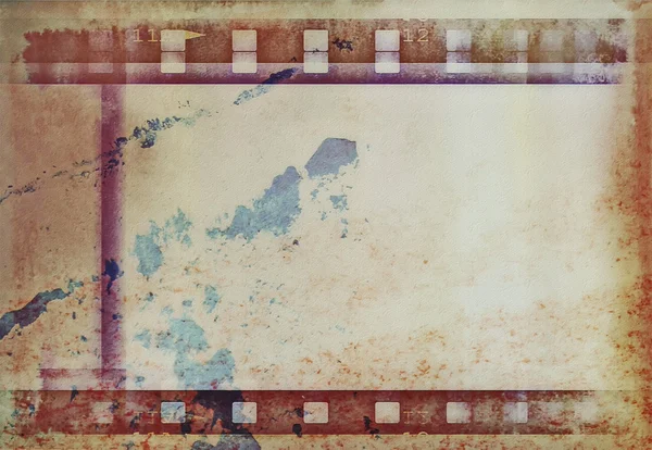 Grunge film strip achtergrond — Stockfoto