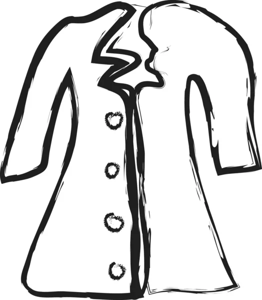 Cartoon coat — Stock Photo, Image