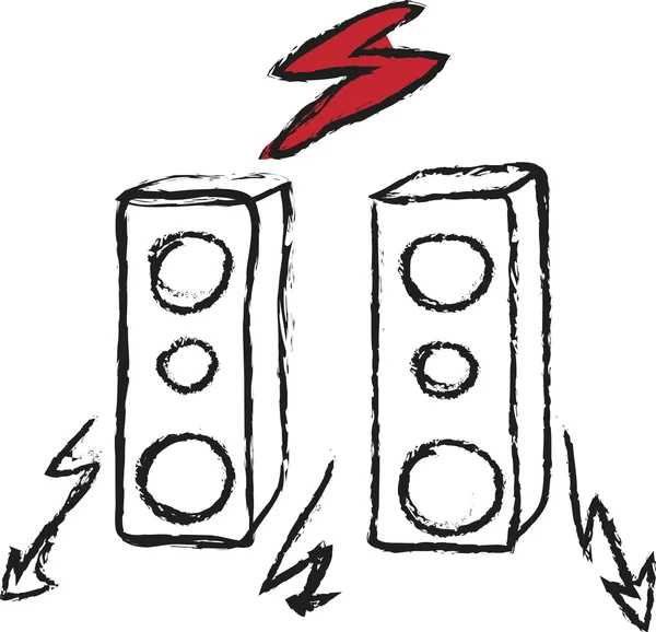 Cartoon speaker — Stock Photo, Image