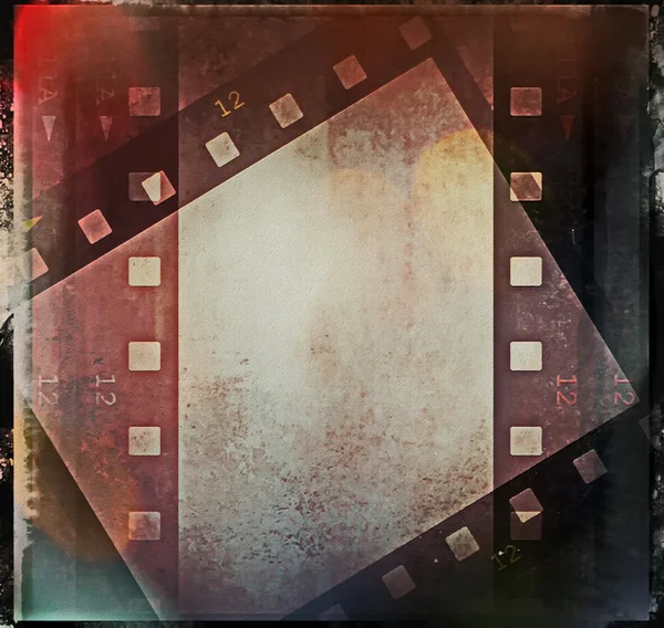 Grunge film strip background — Stock Photo, Image