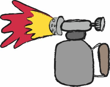 karikatür lehim lâmbası