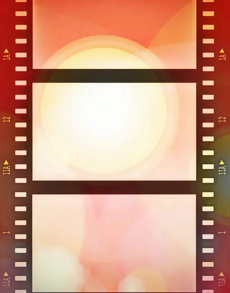 Retro barevný filmový pás pozadí a textury — Stock fotografie