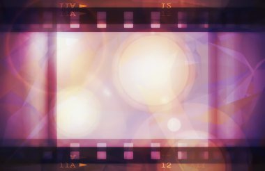 Retro renkli film şeridi arka plan ve doku
