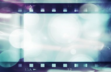 Retro renkli film şeridi arka plan ve doku