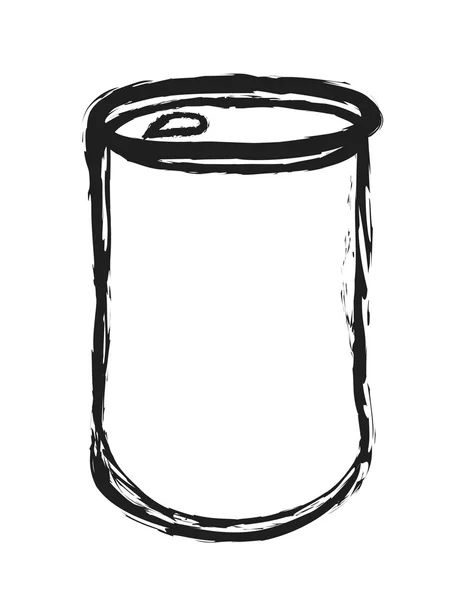 Doodle latas de aluminio, elemento de diseño de ilustración —  Fotos de Stock