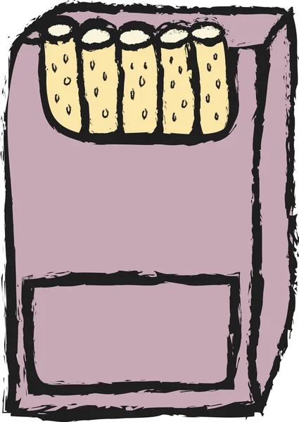 Doodle cigarette — Stock Photo, Image