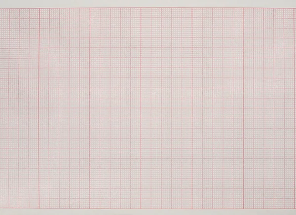 Papier blanc ecg fond d'électrocardiogramme, ekg — Photo