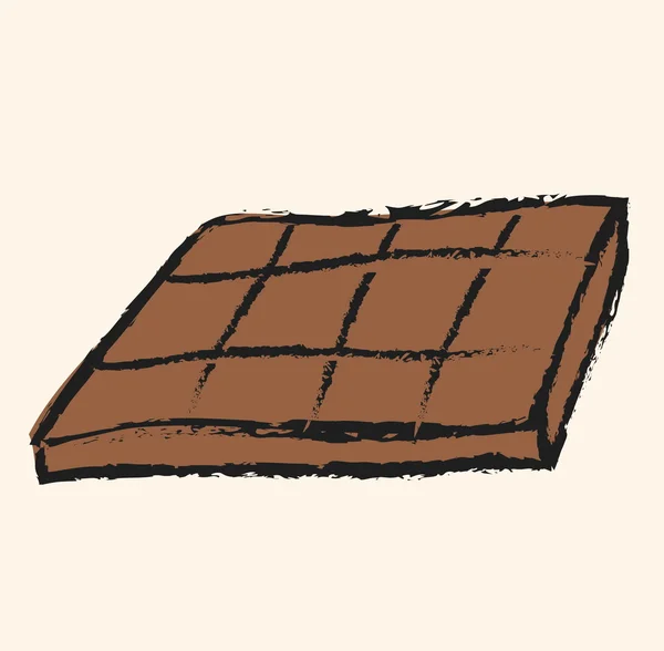 Barra de chocolate Doodle — Foto de Stock