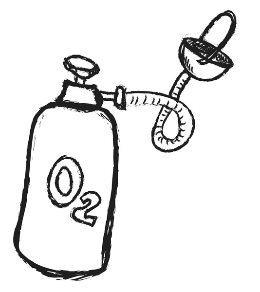 Doodle οξυγόνου — Φωτογραφία Αρχείου