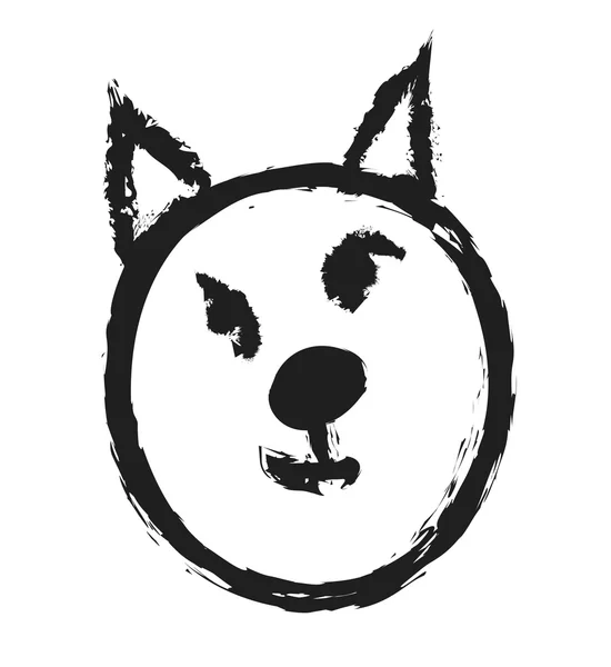 Doodle σύμβολο σκυλί — Φωτογραφία Αρχείου