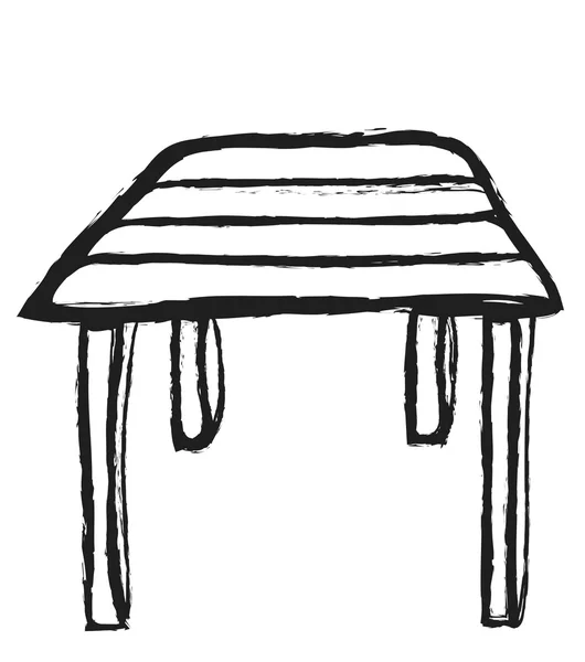 Mesa de madera Doodle —  Fotos de Stock