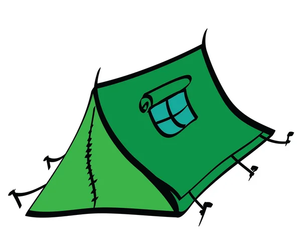 Ikona Cartoon namiot — Zdjęcie stockowe