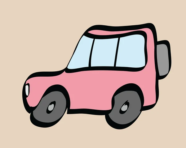Иконка Автомобиль внедорожник мультфильм — стоковое фото