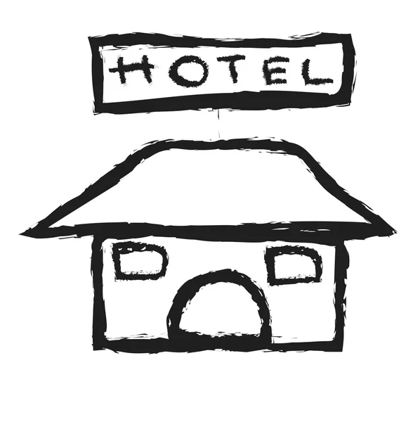 Hotel doodle — Stock fotografie