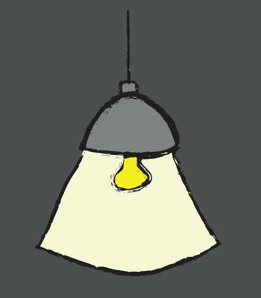 Doodle žárovka — Stock fotografie
