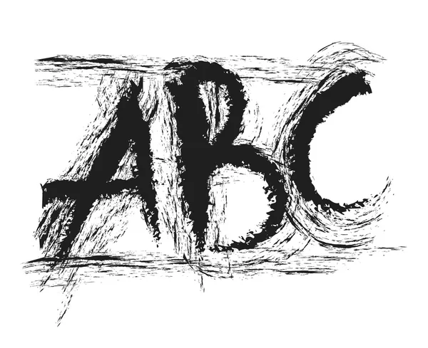 Cartoon ABC lettere — Foto Stock