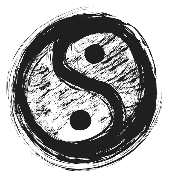 Symbol yin yang — Zdjęcie stockowe