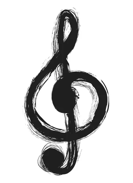 Икона музыкальных нот — стоковое фото