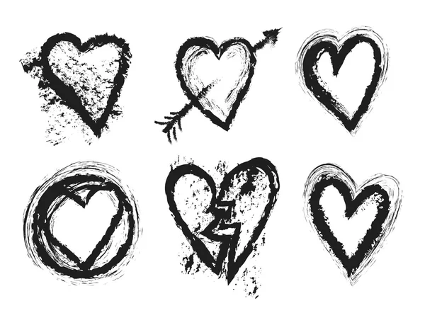 Doodle Hearts, San Valentín — Foto de Stock