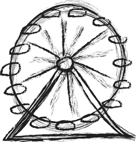 Doodle ferris wheel — Stockfoto