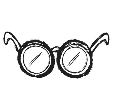 Eski gözlük doodle