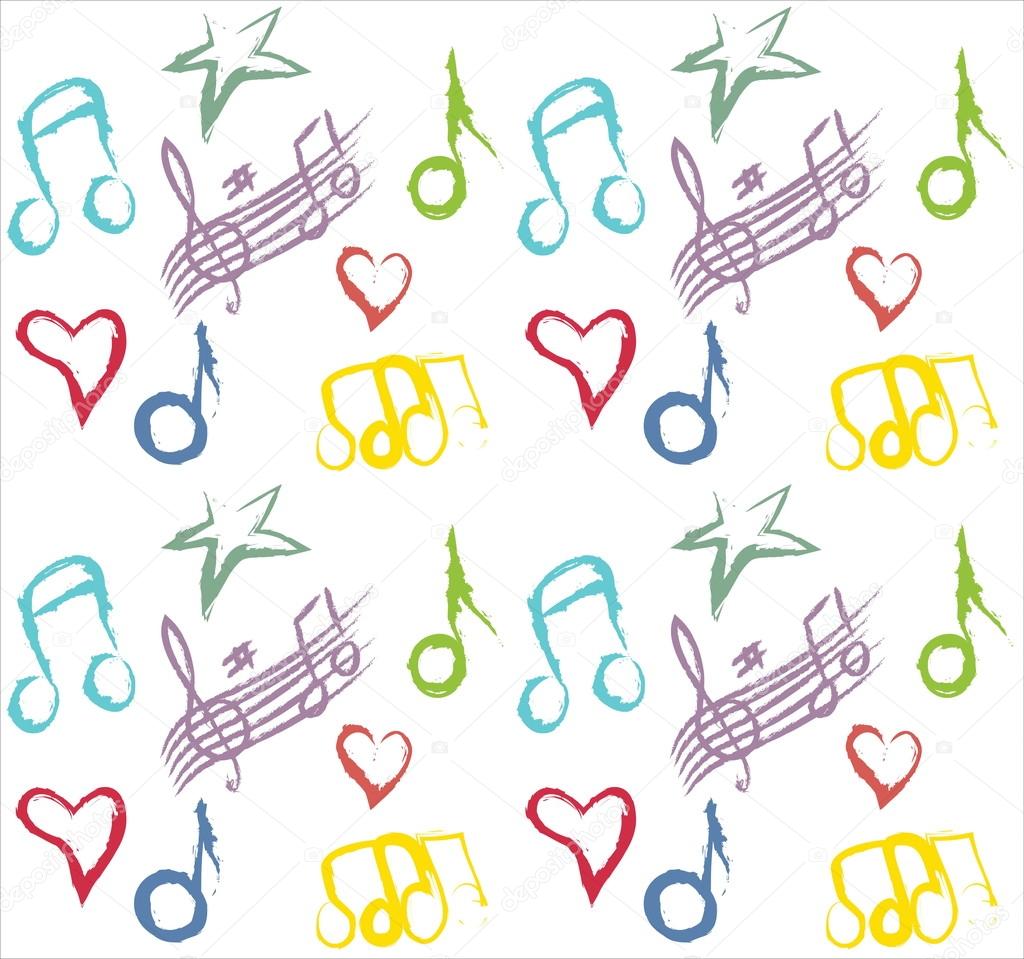 Featured image of post Dibujos De Notas Musicales Para Ni os Fondo musical notas musicales girando