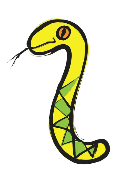 Cobra dos desenhos animados — Fotografia de Stock