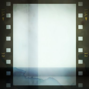 Retro renkli film şeridi arka plan ve doku