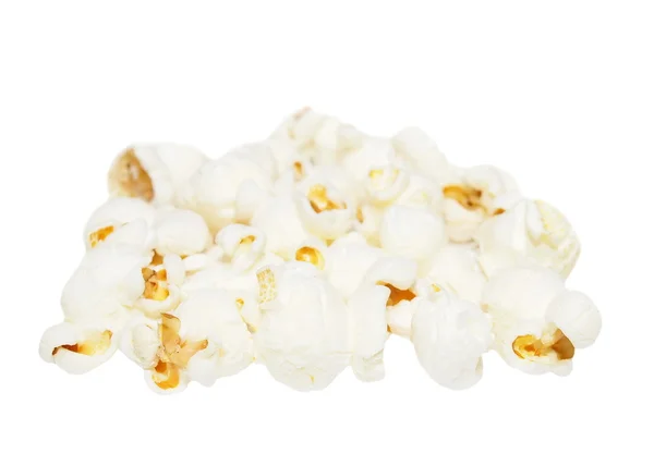 Pile popcorn isolated on white background (with clipping path) — Stock Photo, Image