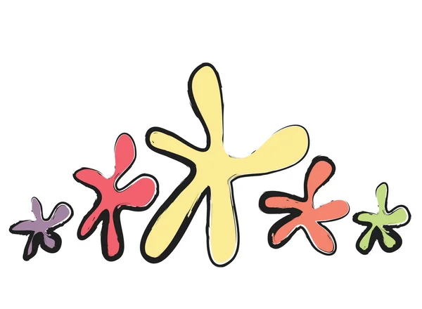 Icon starfish doodle — Zdjęcie stockowe